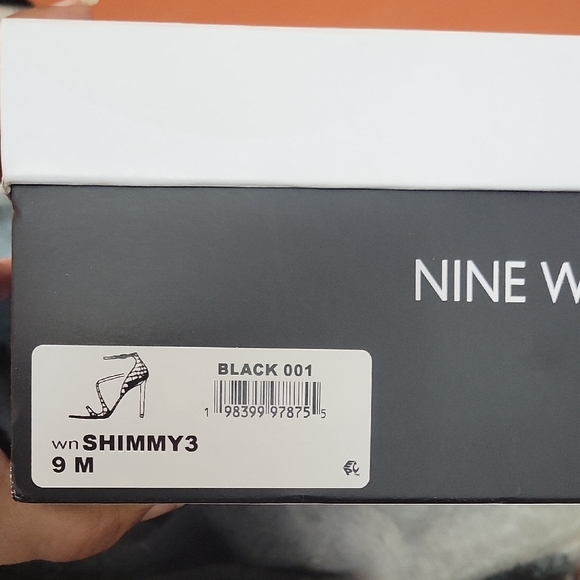 Black Nine West Heels Sz 9 - Picture 8 of 8